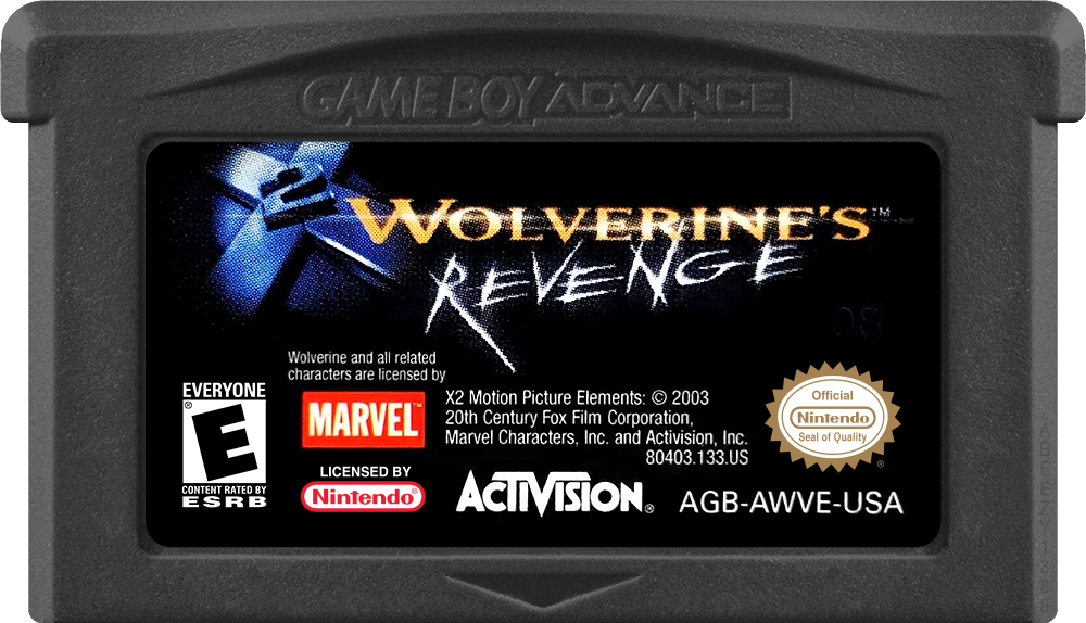 X2 Wolverines Revenge media 5 for GameBoy Advance